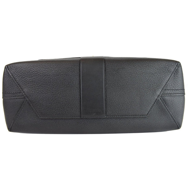 LOUIS VUITTON Very One Handle Monogram Leather Shoulder Bag Black