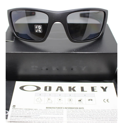 Oakley OO9096-05 Sunglasses Fuel Cell Matte Black Frame/Grey Polarized Lens