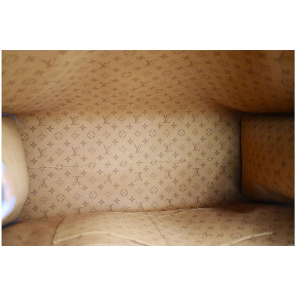 LOUIS VUITTON Onthego GM Crafty Monogram Giant Canvas Shoulder Bag Caramel
