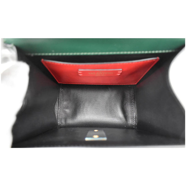 VALENTINO Garavani VSling Small Smooth Leather Shoulder Bag Green