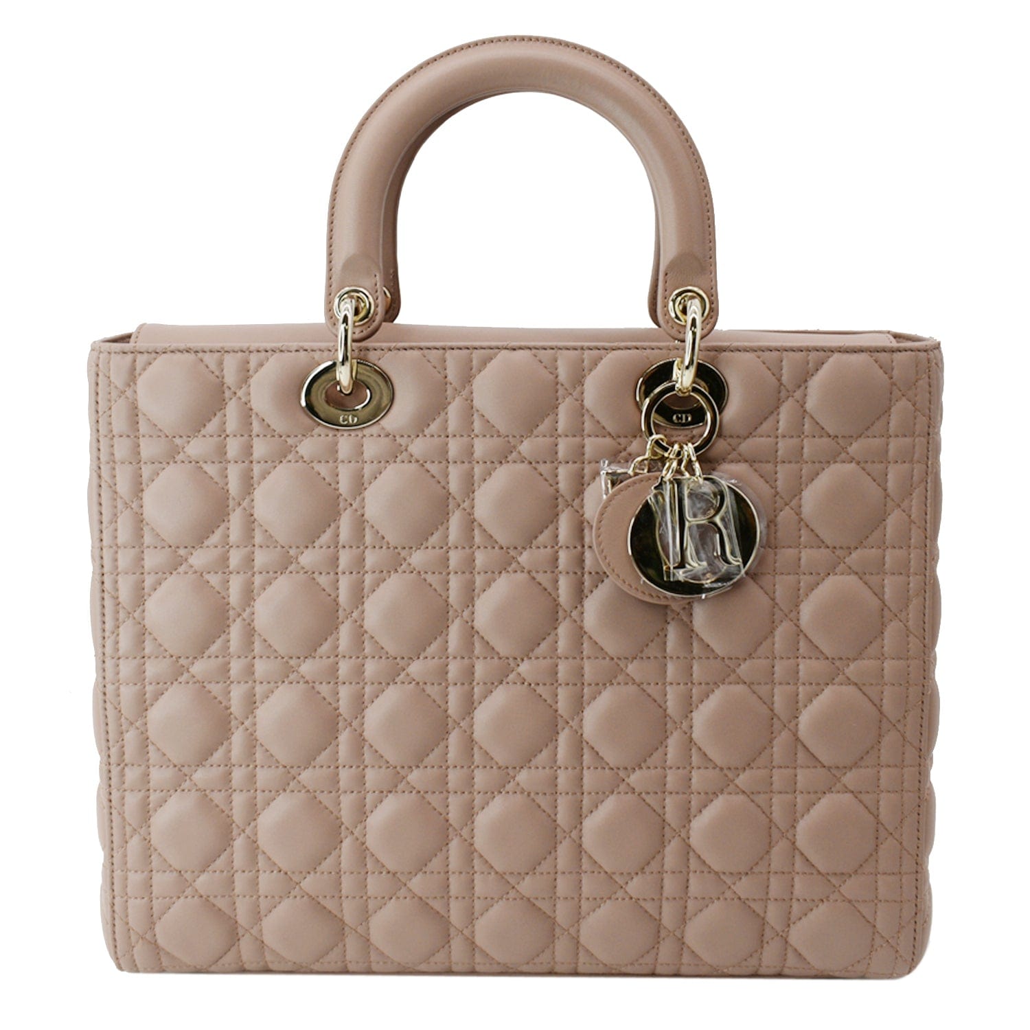 Dior Lady Dior Leather Handbag