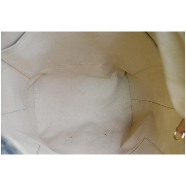 LOUIS VUITTON Totally GM Damier Azur Shoulder Bag White