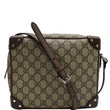 Gucci GG Supreme Monogram Canvas Shoulder Bag Beige color
