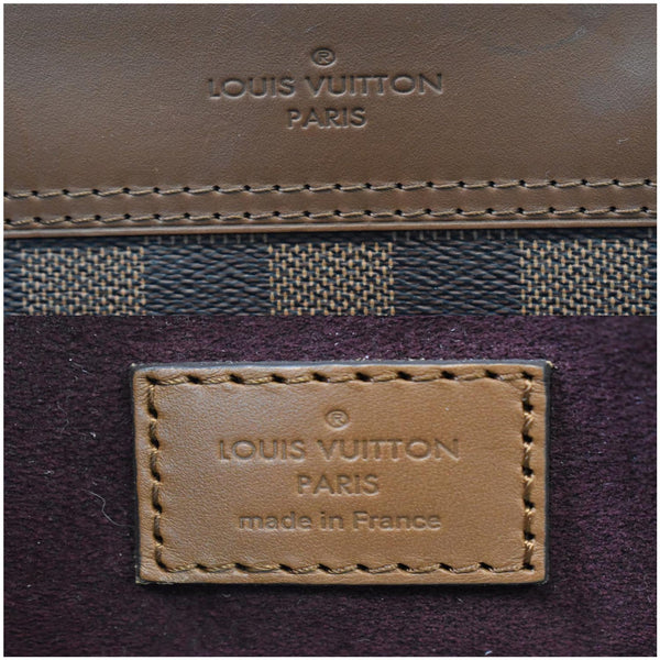 LOUIS VUITTON Greenwich Damier Ebene Shoulder Bag Brown