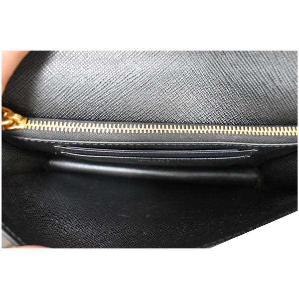 Prada Mini Saffiano Leather Chain Shoulder Bag - zipper  bag