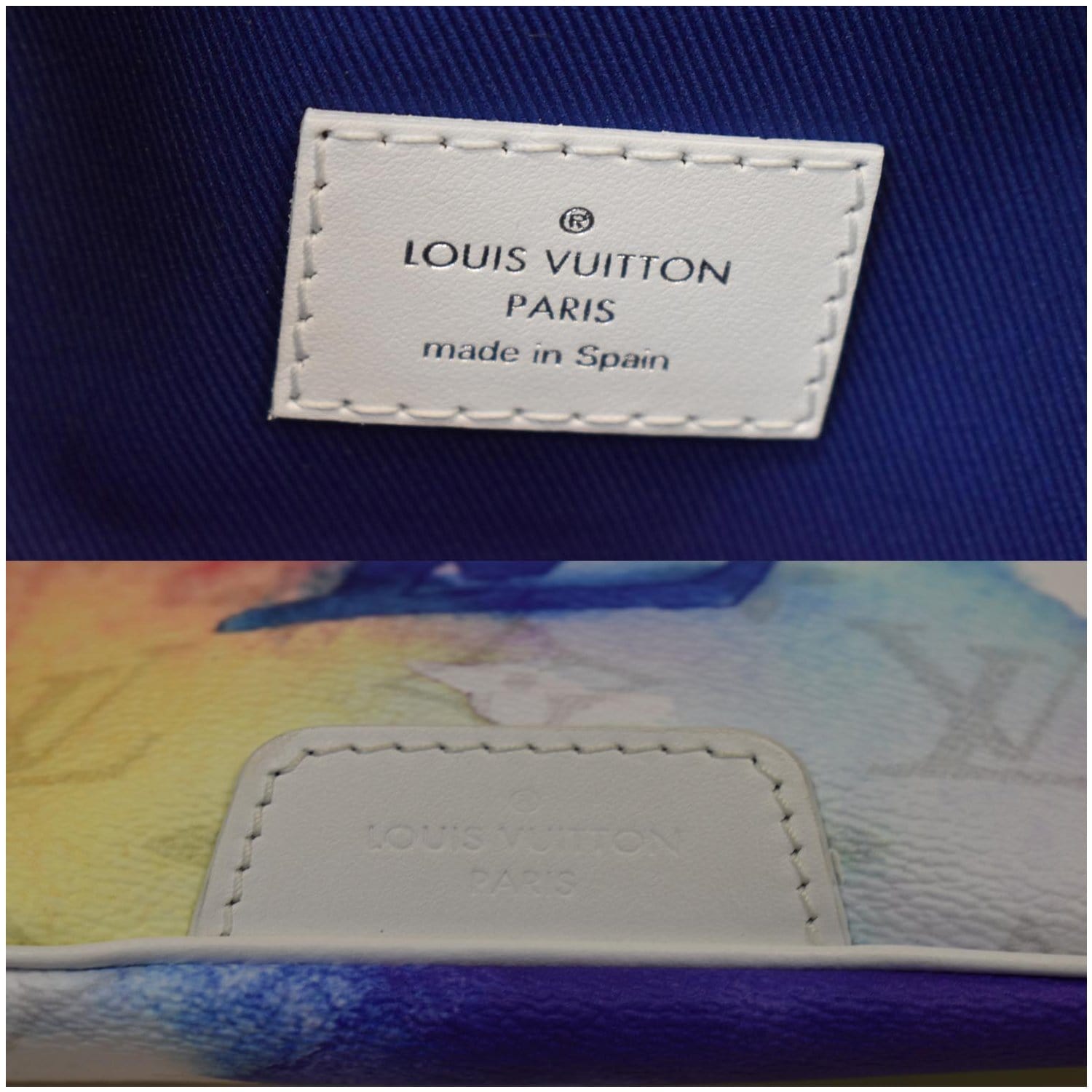 LOUIS VUITTON Monogram Watercolor Discovery Bumbag Multicolor 1301030