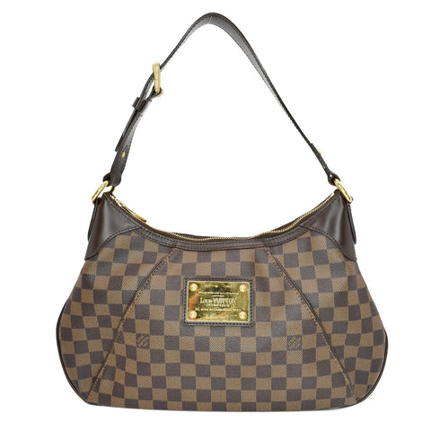 LOUIS VUITTON Thames GM Damier Ebene Shoulder Bag Brown