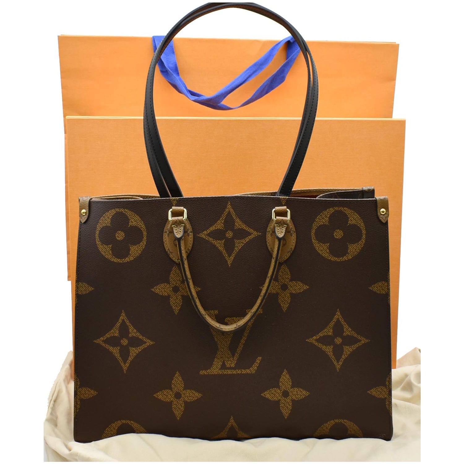 Louis Vuitton ONTHEGO Tote Giant Brown Monogram bag 2019 ON THE GO M44576 –  art Japan Export