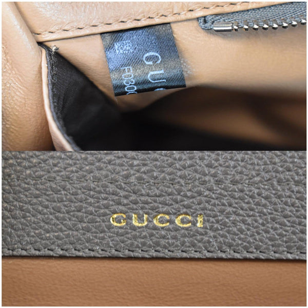 Gucci Zumi Medium Grainy Leather Top Handle Bag Dusty Grey 564714