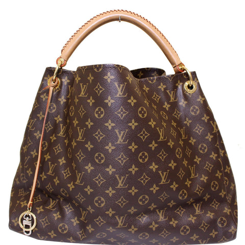 LOUIS VUITTON Artsy GM Monogram Canvas Shoulder Bag Brown