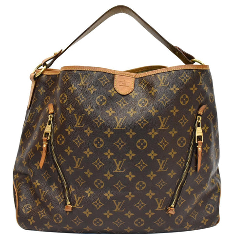 LOUIS VUITTON Delightful GM Monogram Canvas Shoulder Bag Brown