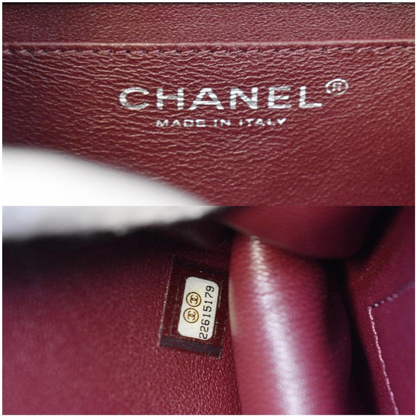 CHANEL Propeller Mini Flap Calfskin Leather Shoulder Bag Black