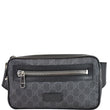 Gucci GG Supreme Leather Trim Belt Bumbag Bag Black
