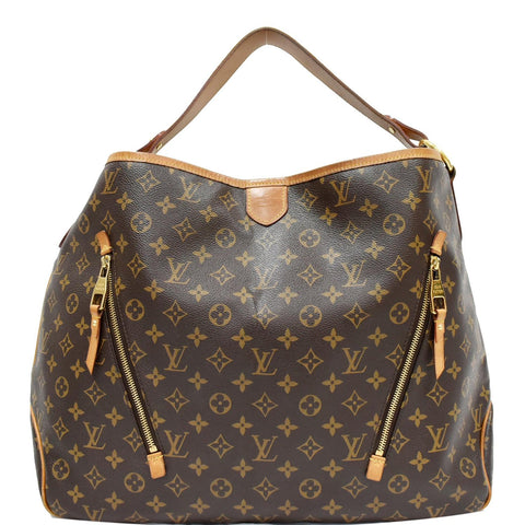 LOUIS VUITTON Delightful GM Monogram Canvas Shoulder Bag Brown