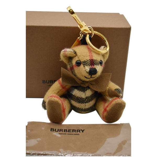 Burberry Thomas Bear House Check Bag Charm Yellow | DDH