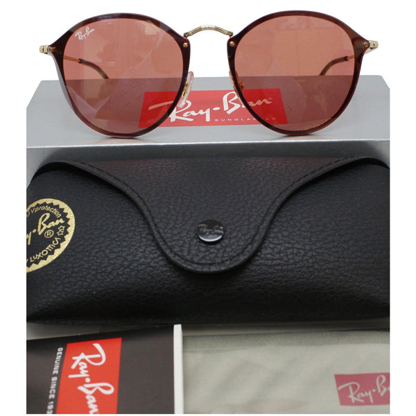 Ray-Ban Blaze Round Metal Sunglasses front view
