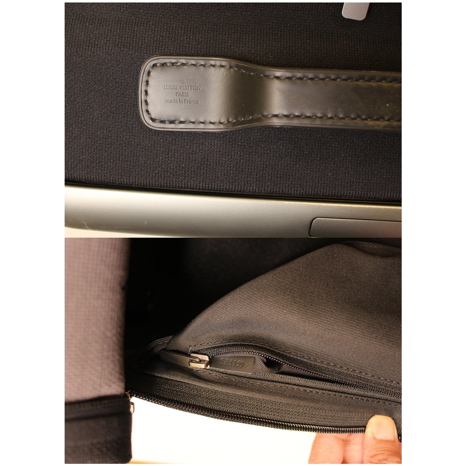 Louis Vuitton Grey Jacquard Knit Monogram Soft Horizon 55 Luggage Louis  Vuitton