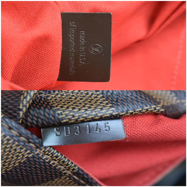 LOUIS VUITTON Totally MM Damier Ebene Shoulder Bag Brown