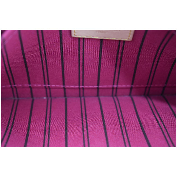 LOUIS VUITTON Neverfull MM Monogram Canvas Pochette Wristlet Pouch Brown