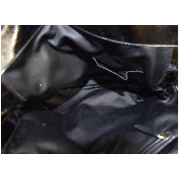 YVES SAINT LAURENT Tribute Embossed Patent Leather Tote Bag Black - Last Call