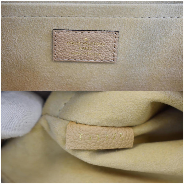 LOUIS VUITTON Trocadero Monogram Empreinte Leather Shoulder Bag Dune