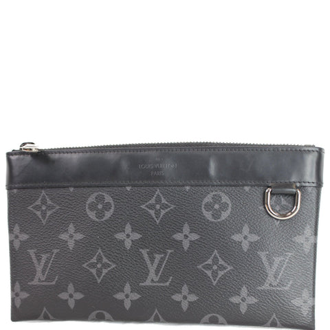 LOUIS VUITTON Discovery Pochette PM Monogram Eclipse Pouch Black