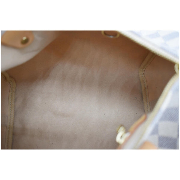 Louis Vuitton Speedy 25 Bandouliere Damier Azur 2way Bag inner space