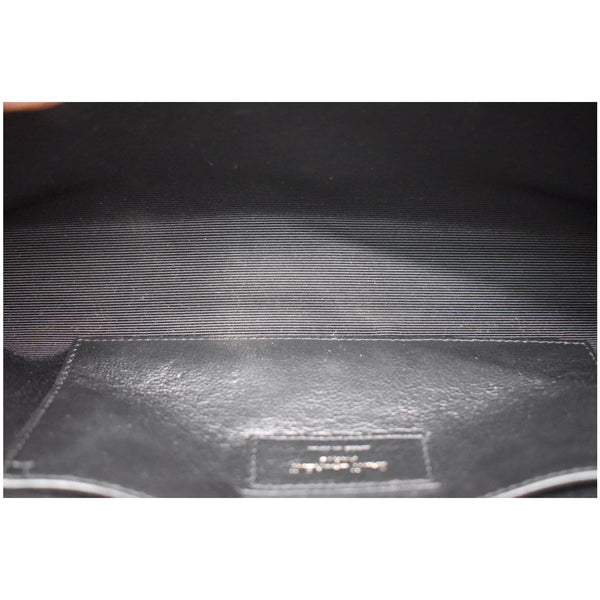 YVES SAINT LAURENT Kate Leather Clutch Wallet Black