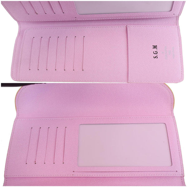 LOUIS VUITTON Eugenie Multicolor Monogram Wallet White