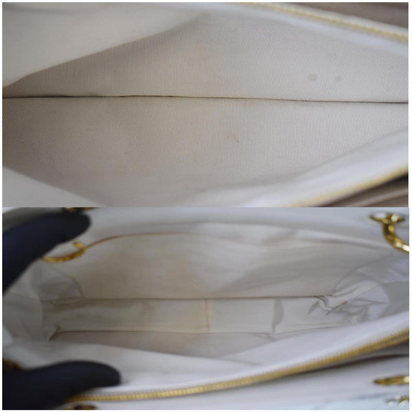 Chanel Grand Shopping Caviar Bag White