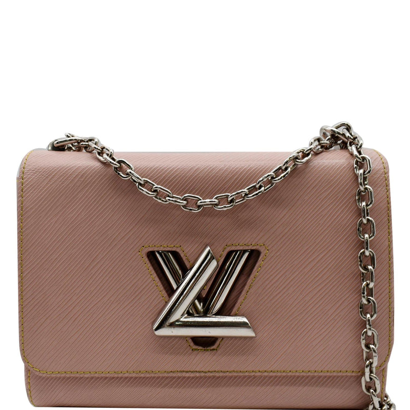 Twist leather crossbody bag Louis Vuitton Pink in Leather - 38114728