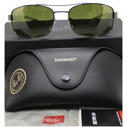 RAY-BAN RB8318CH-004/6O Sunglasses Green Mirror Polarized Chromance Lens