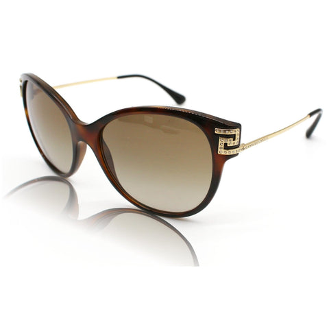 VERSACE VE4316B-51481357 Havana Sunglasses Brown Gradient Lens