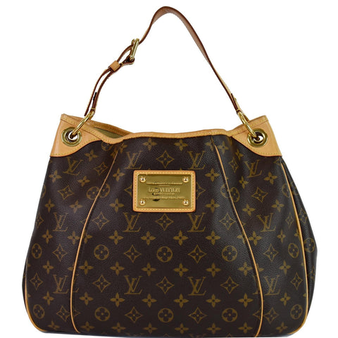 LOUIS VUITTON Galliera PM Monogram Canvas Shoulder Bag Brown