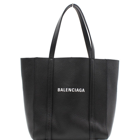 BALENCIAGA Everyday XXS Leather Tote Bag Black