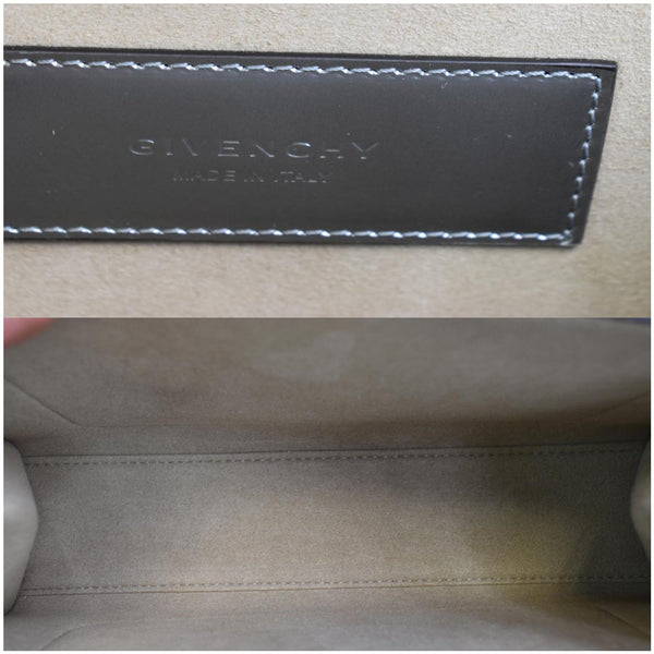 Givenchy Small Gv3 Calfskin Leather Crossbody Bag Metallic Silver