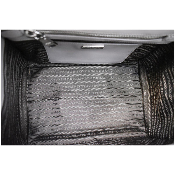 PRADA City Sport B2925R Leather 2Way Shoulder Bag Grey