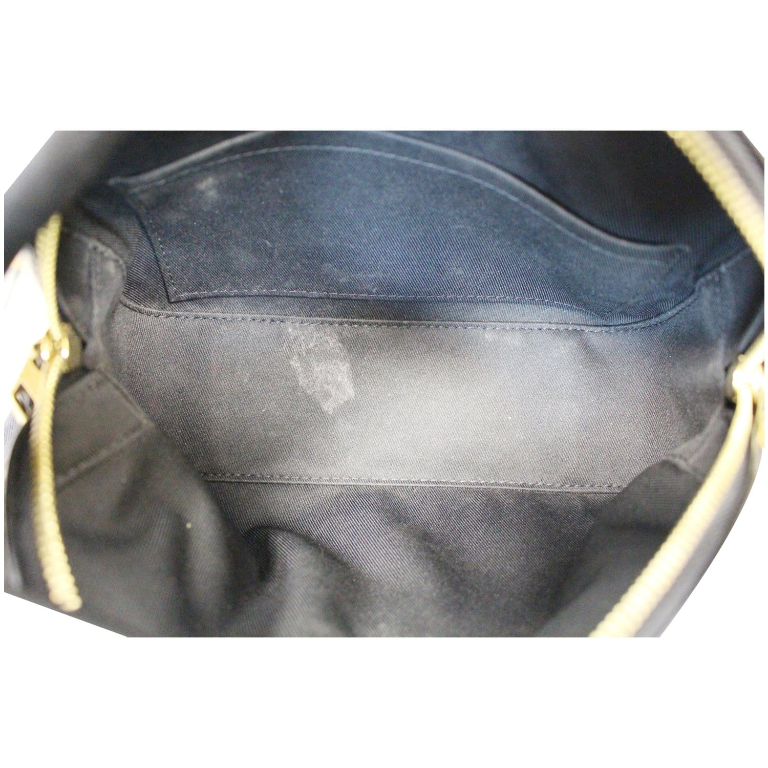 Louis Vuitton Saintonge Handbag Monogram Canvas with Leather Black 2316751