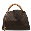 LOUIS VUITTON Artsy MM Monogram Canvas Hobo Bag Brown