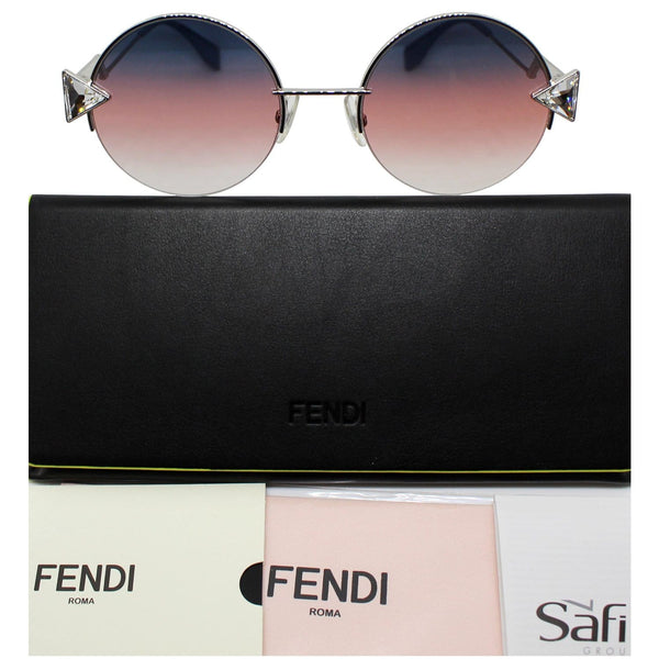 Fendi FF 0243/S TJV 51 Sunglasses Pink Gradient Lens