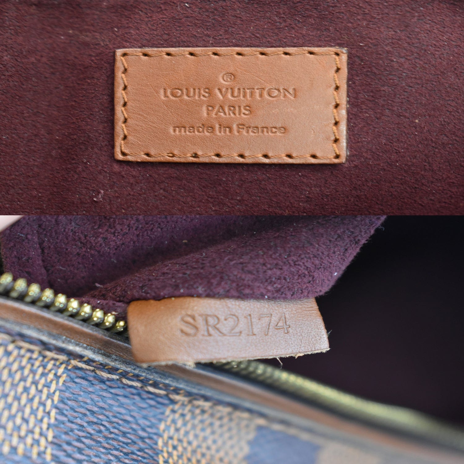 Louis Vuitton Diane Damier Ebene Shoulder Bag