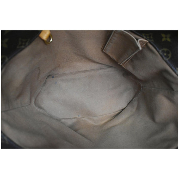 LOUIS VUITTON Sac GM Monogram Canvas Shopping Tote Bag Brown