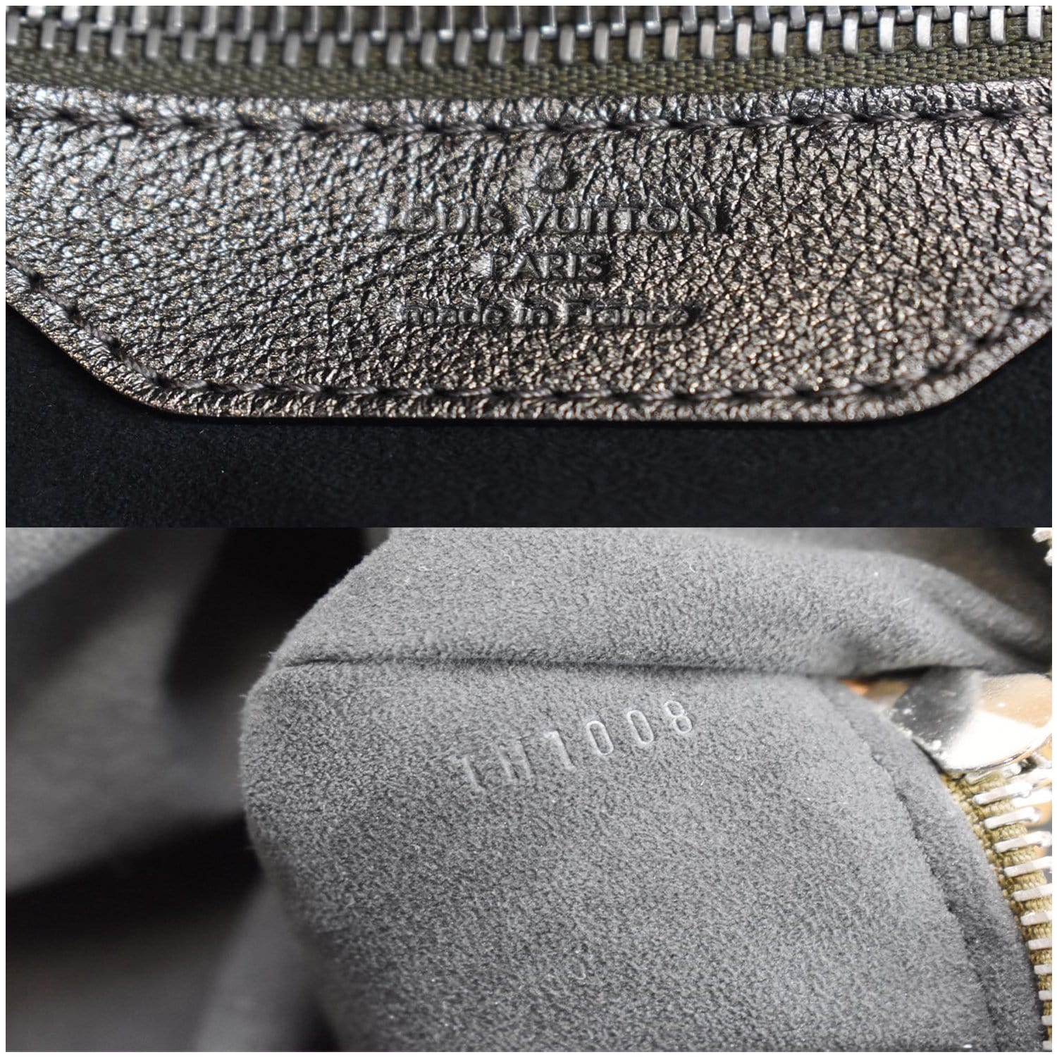 Louis Vuitton Beige Monogram Mahina Large QJB0AC1QI5026