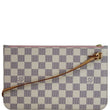 Louis Vuitton Pochette Damier Azur Neverfull MM Pouch for sale