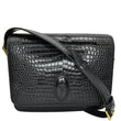 YVES SAINT LAURENT New Besace Embossed Leather Crossbody Bag Black