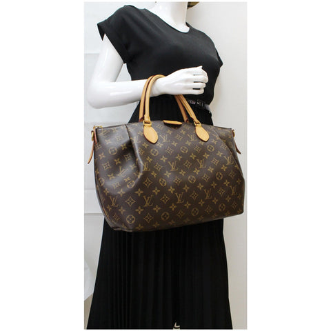 Louis Vuitton Turenne GM Monogram Canvas 2 Way Bag Brown