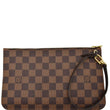 Louis Vuitton Neverfull MM Damier Ebene Wristlet Pouch