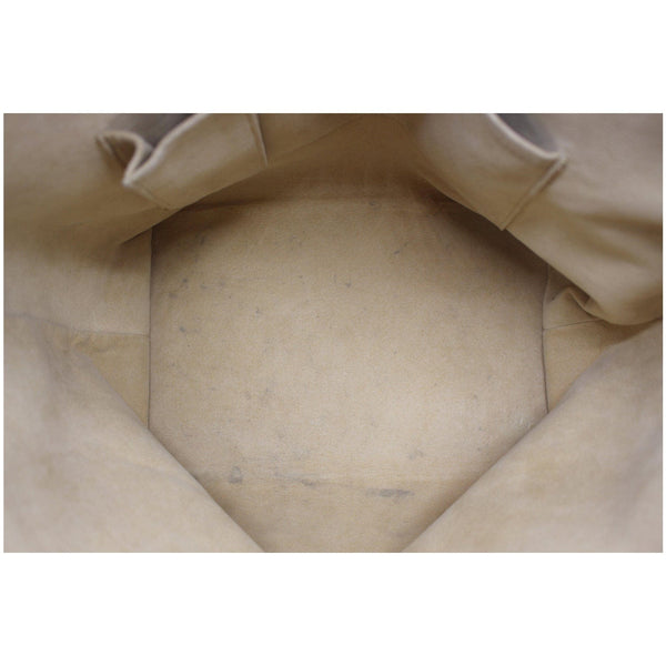 LOUIS VUITTON Saleya MM Damier Azur Tote Bag White