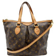 LOUIS VUITTON Palermo PM Monogram Canvas Shoulder Bag Brown