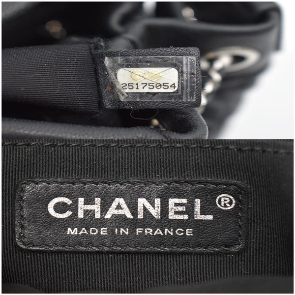 Chanel Drawstring Bucket Leather Bag made in France